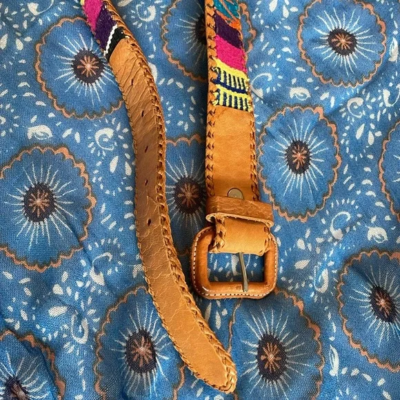 Vintage Colorful Belt made in Guatemala EUC - Picture 5 of 12